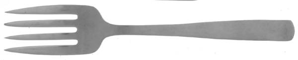 Diva Medium Solid Cold Meat Serving Fork