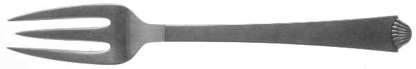Vendome (Sterling) Large Solid Cold Meat Serving Fork