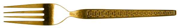 Golden Trocadero (Gold Electroplate) Fork