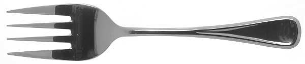 Lausanne (Stainless, Glossy) Medium Solid Cold Meat Serving Fork