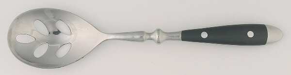 Bistro Black (Stainless) Pierced Tablespoon (Serving Spoon)