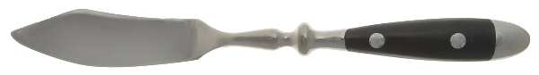 Bistro Black (Stainless) Flat Handle Master Butter Knife
