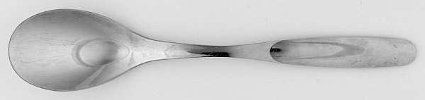 HCK8 (STAINLESS) Solid Salad Serving Spoon by Hackman