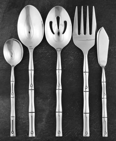 Bamboo (Stainless) 5 Piece Hostess Set
