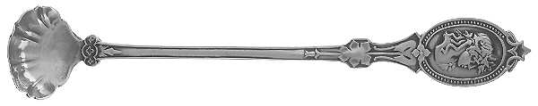 Medallion (STERLING, 1867) Mustard Spoon