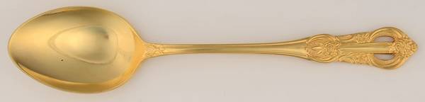 Princeton-Gold (Gold Electroplate) Tablespoon (Serving Spoon) by Hanford Forge