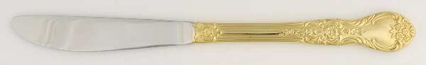 Golden Versailles (Gold Electroplate) Modern Solid Knife