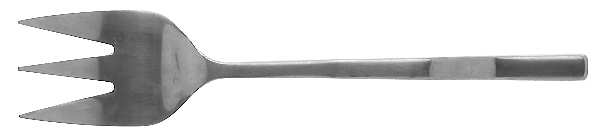 HSV12 (STAINLESS) Large Solid Cold Meat Serving Fork