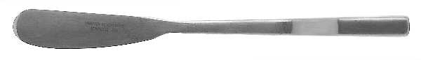 HSV12 (STAINLESS) Flat Handle Master Butter Knife
