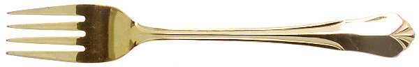 Sophia (Gold Electroplate) Individual Salad Fork