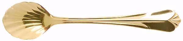 Sophia (Gold Electroplate) Sugar Shell Spoon