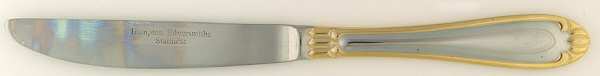 Abigail-Gold Accent (Stainless) Modern Solid Knife