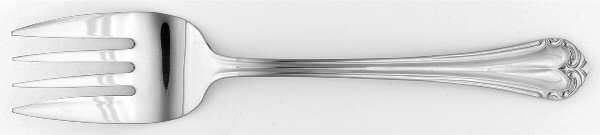 Katrinka (Stainless) Medium Solid Cold Meat Serving Fork by Hampton Silversmiths