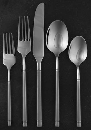 Ritz-Frosted (Stainless) 5 Piece Place Setting