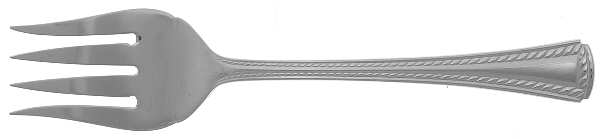 Dazzle (Stainless) Medium Solid Cold Meat Serving Fork