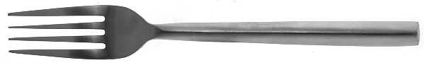 Pyramid (Stainless, Satin) Individual Salad Fork by Hampton Silversmiths