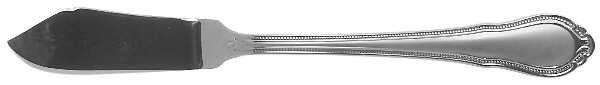 Lauren (Stainless, Frosted) Flat Handle Master Butter Knife