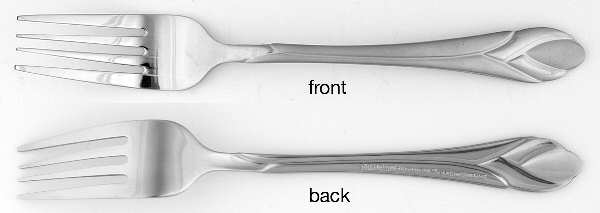 Lily Frosted (Stainless) Individual Salad Fork by Hampton Silversmiths