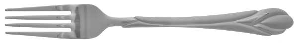 Lily Frosted (Stainless) Fork by Hampton Silversmiths