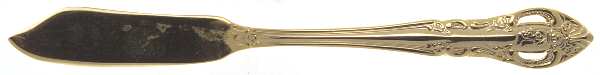 Versailles (Goldplated) Flat Handle Master Butter Knife