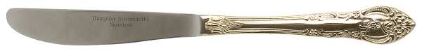 Versailles (Goldplated) Modern Solid Knife