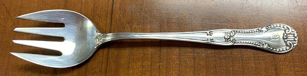 HCU1(Sterling) Large Individual Terrapin Fork by H H Curtis & Co