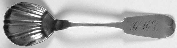 Coin Silver Flatware Sugar Shell Spoon