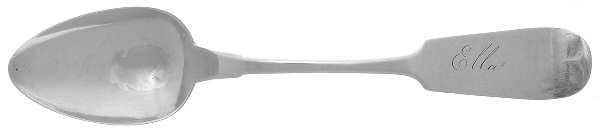 Coin Silver Flatware Tablespoon (Serving Spoon)