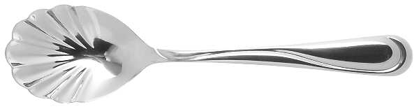 Swirl (Stainless) Solid Shell Casserole Spoon by Hampton Silversmiths