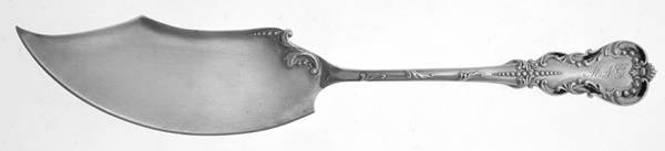 HCU2 (Sterling) Small Enamelled Solid Fish Serving Knife