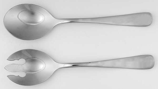 Melody (Stainless) (2 Pc) Solid Salad Set
