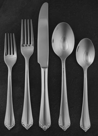 Felicia (Stainless) 5 Piece Place Setting