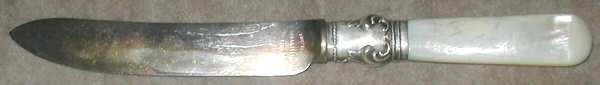Pearl Handle 10 (Strlg Bolster) Pearl Handle Individual Fruit Knife