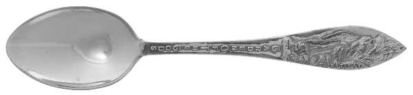 States & Cities Souvenir Spoons(Sterling) Colorado Demitasse Spoon