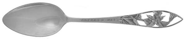 States & Cities Souvenir Spoons(Sterling) California Five O'Clock Spoon