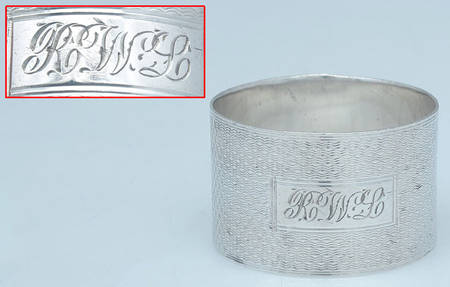 HBZ1 (Sterling, Hollowware) Napkin Ring