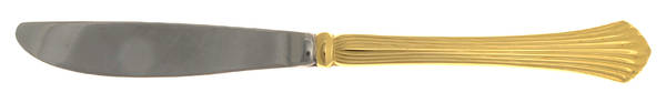 Golden Cannes (Gold Electroplate) Modern Solid Knife