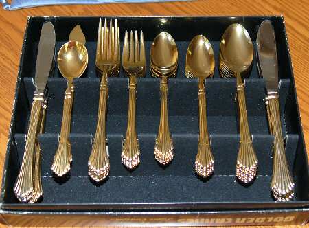 Golden Cannes (Gold Electroplate) Fork