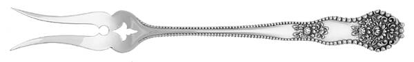 HCU8 (Sterling) Short Handle Pickle/Olive Fork by H H Curtis & Co