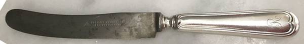 HHF1 (Sterling) Old French Hollow Knife with Bolster by Henry Holland