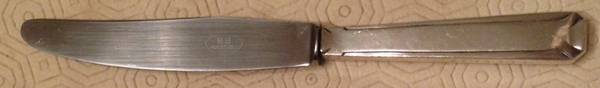 HHI2 (Sterling) Modern Hollow Knife by H. Hooijkaas Silver