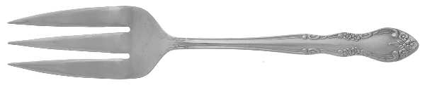 Fleurette (Stainless) Medium Solid Cold Meat Serving Fork