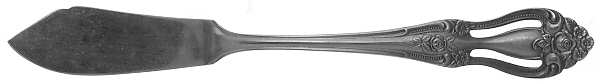 INR20 (STAINLESS) Flat Handle Master Butter Knife by Interpur