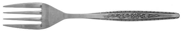 INR7 (Stainless) Individual Salad Fork by Interpur