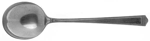 Anniversary (Silverplate, 1923) Round Bowl Soup Spoon (Gumbo)