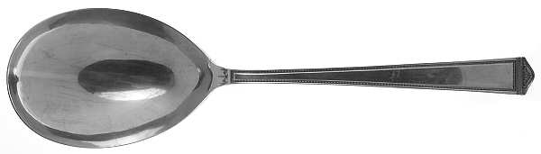 Anniversary (Silverplate, 1923) Large Solid Berry/Casserole Spoon