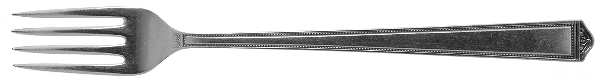 Anniversary (Silverplate, 1923) Grille Fork (Viande)