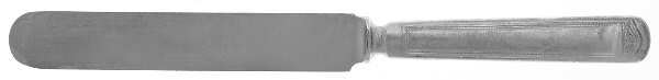 Anniversary (Silverplate, 1923) Blunt Solid Knife with Bolster
