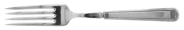 Anniversary (Silverplate, 1923) Indented Solid Handled Fork