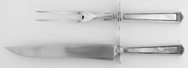 Anniversary (Silverplate, 1923) Small Stainless Blade 2-Piece Steak Carving Set